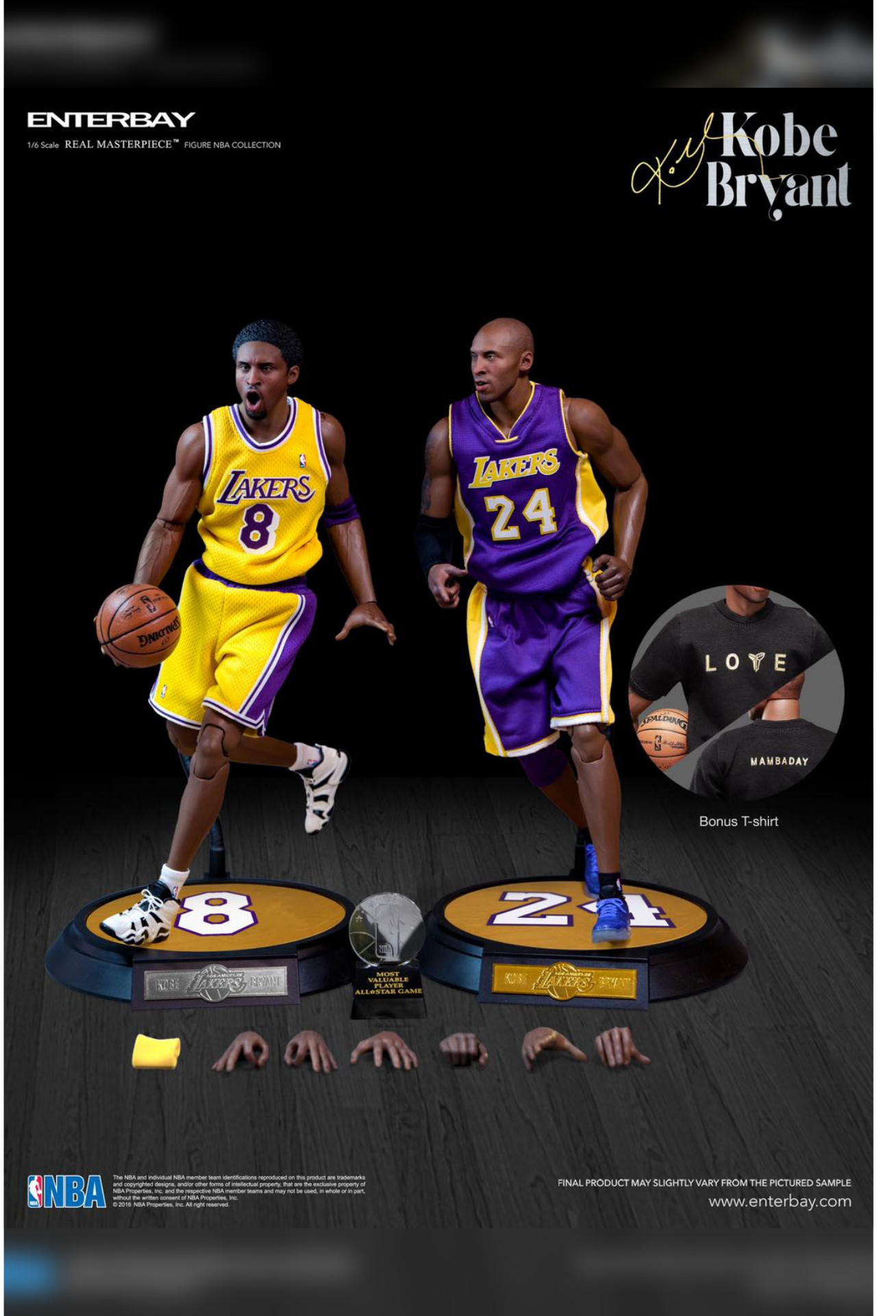 Real Masterpiece Nba Collection – Kobe Bryant Upgraded Re-Edition