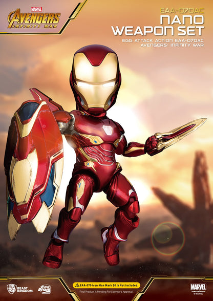 Iron Man Mark L Battle Damaged Version & Nano Weapon Set