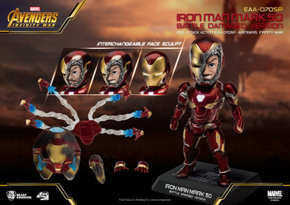 Iron Man Mark L Battle Damaged Version & Nano Weapon Set