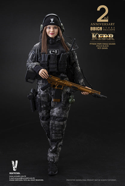 Police Black Python Stripe Female Soldier - Kerr Bbicn 2Nd Anniversary