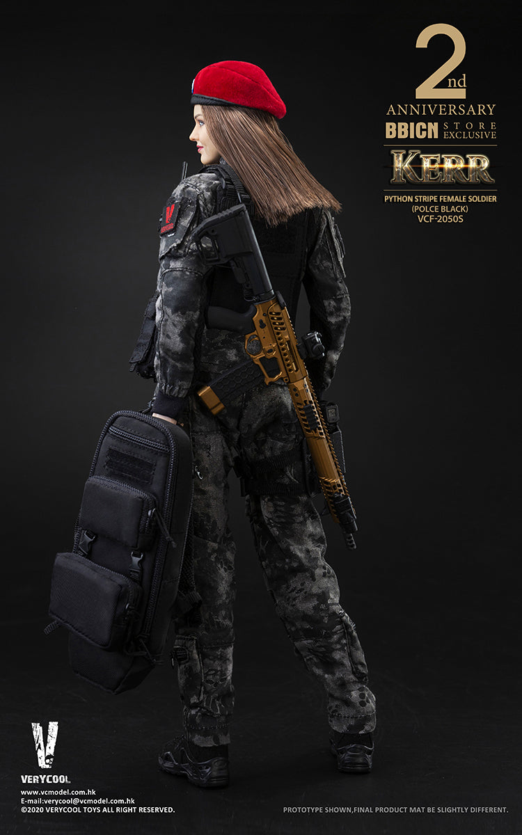 Police Black Python Stripe Female Soldier - Kerr Bbicn 2Nd Anniversary