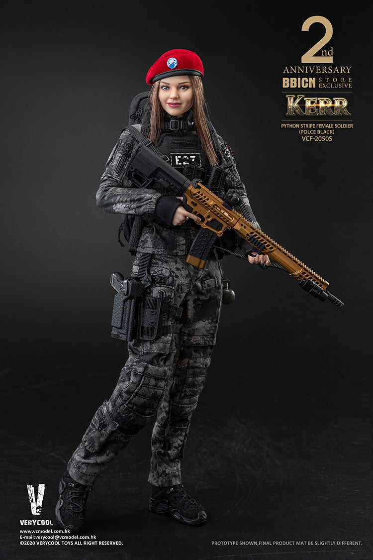 Police Black Python Stripe Female Soldier - Kerr Bbicn 2Nd Anniversary