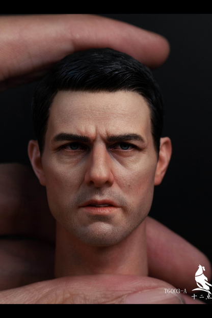 Euro-American Tough Guy - Tom Cruise Head Sculpt Normal Version