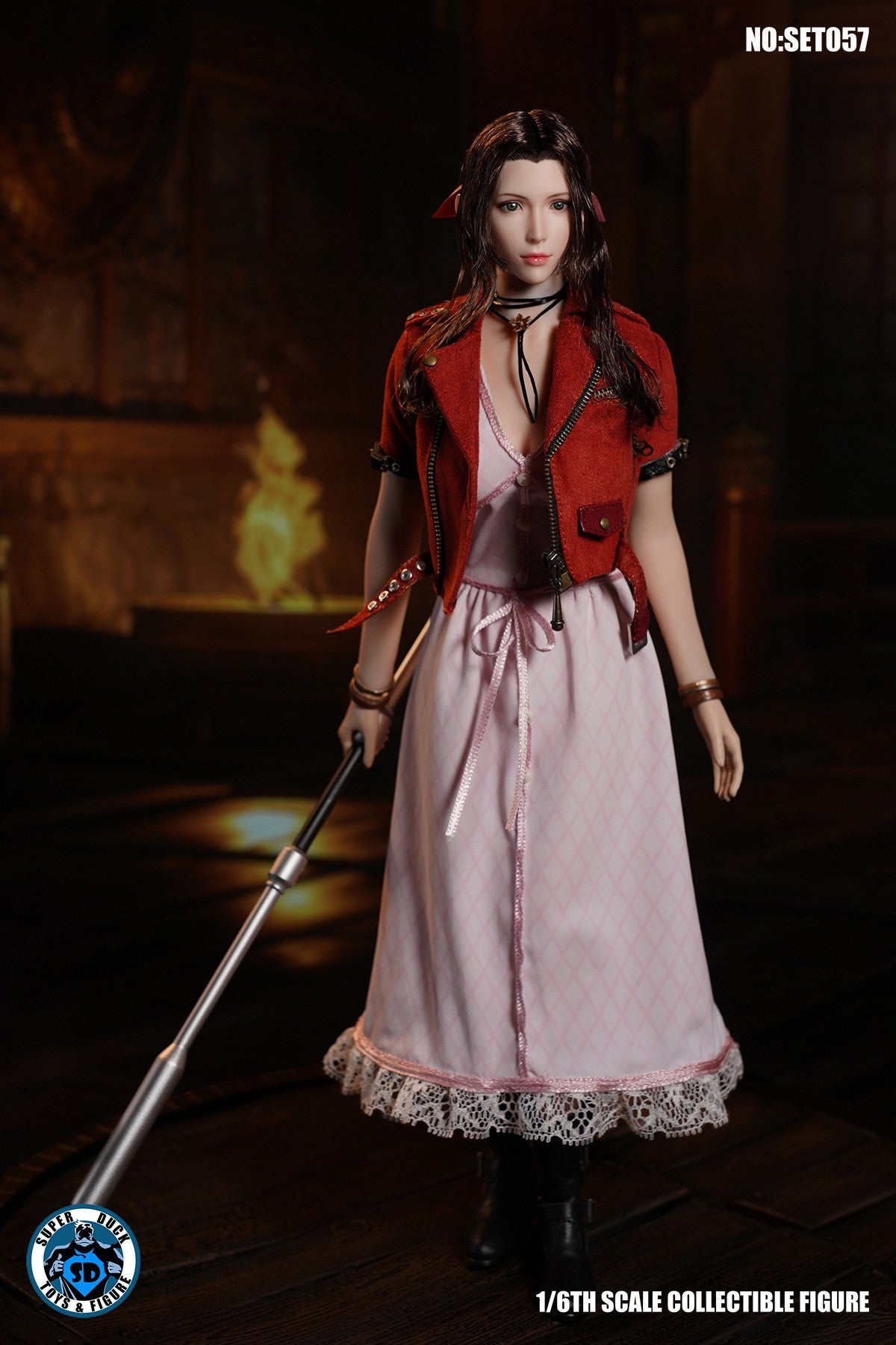 Final Fantasy Aerith Gainsborough Flower Merchant Fighting Goddess