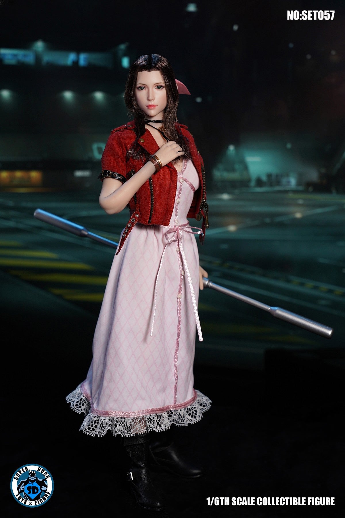 Final Fantasy Aerith Gainsborough Flower Merchant Fighting Goddess