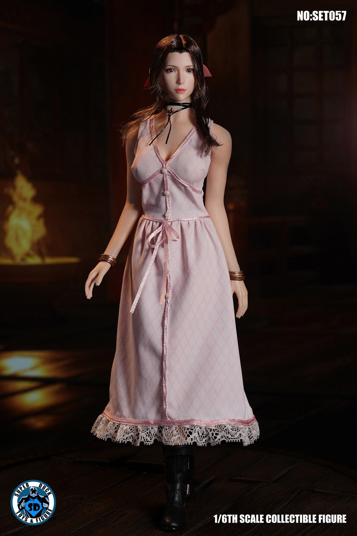 Final Fantasy Aerith Gainsborough Flower Merchant Fighting Goddess