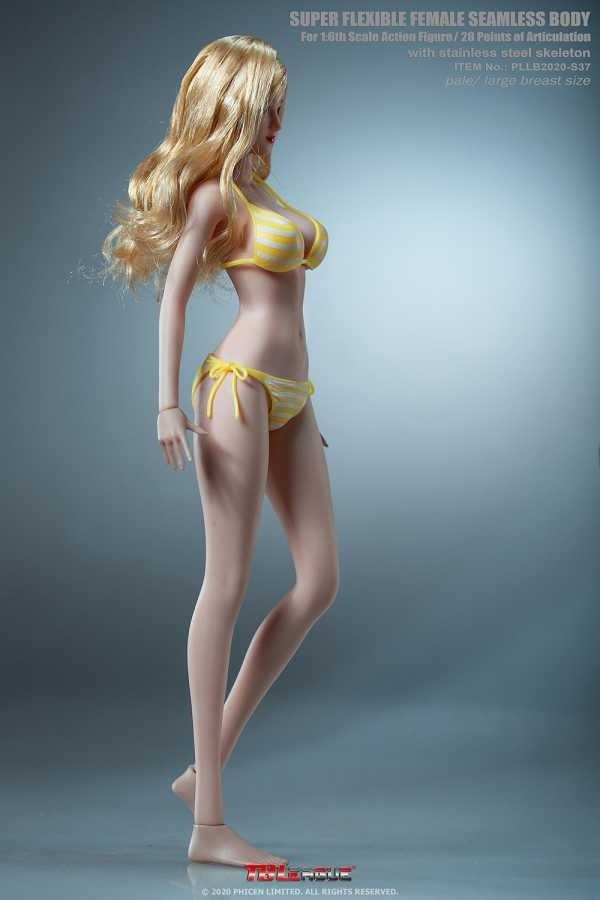 Super Flexible Seamless Female Body small waist with Headsculpt and Bikinis