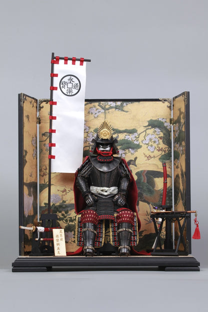 Series Of Empires (Diecast Armor) - Black Cattaill Armor Of Oda Nobunaga Legendary Version