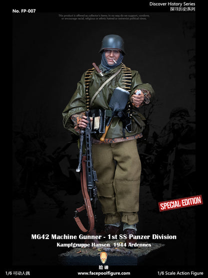 Discover History Series Mg42 Machine Gunner At Ardennes