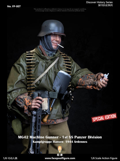 Discover History Series Mg42 Machine Gunner At Ardennes