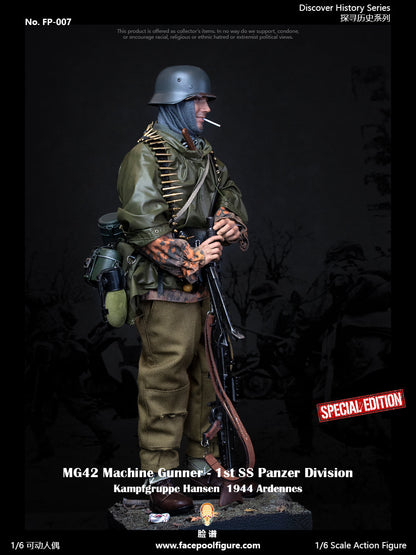 Discover History Series Mg42 Machine Gunner At Ardennes