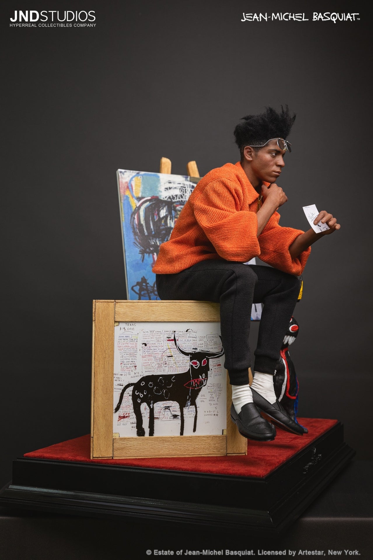 Jean Michel - Basquiat Artist Statue