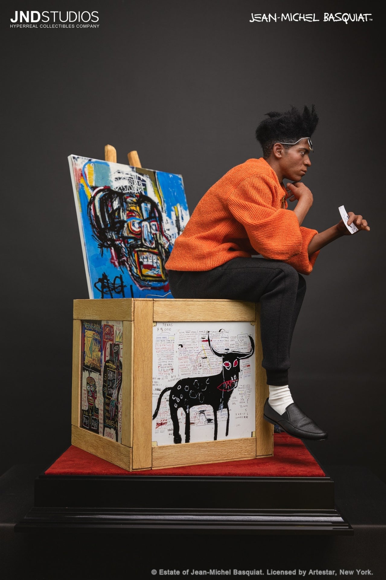 Jean Michel - Basquiat Artist Statue