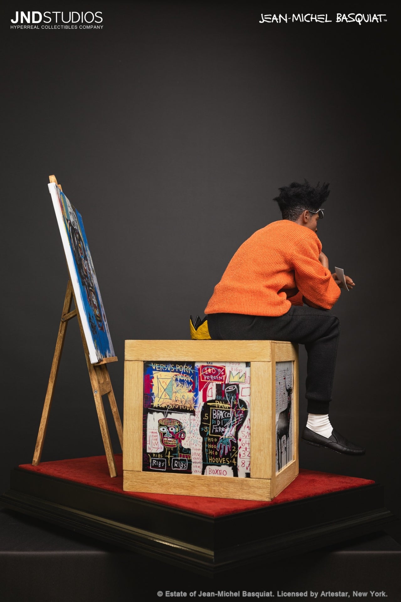 Jean Michel - Basquiat Artist Statue