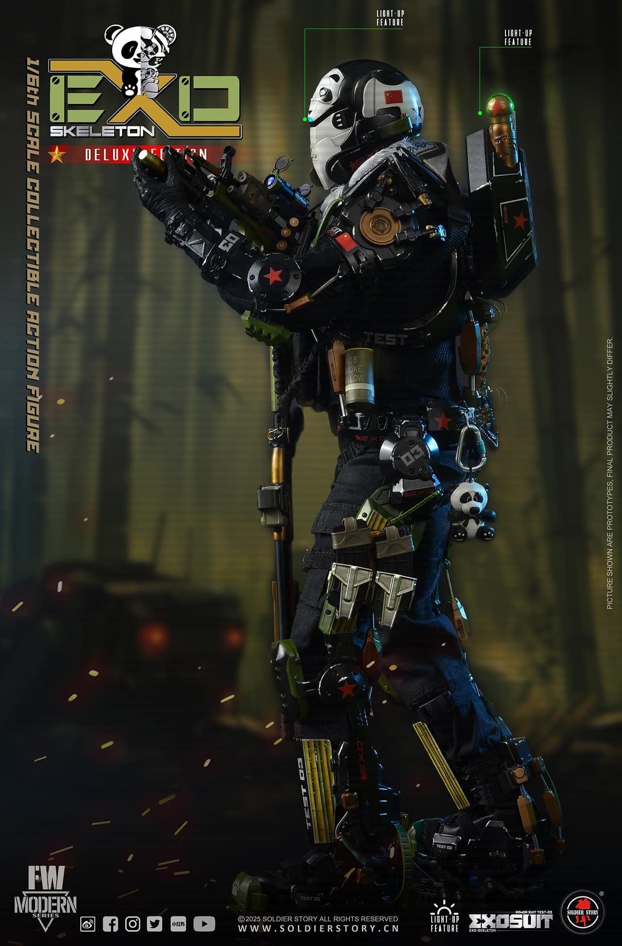 EXO-Skeleton Armor Suit Test-03 Panda Division Deluxe Version (SS142)