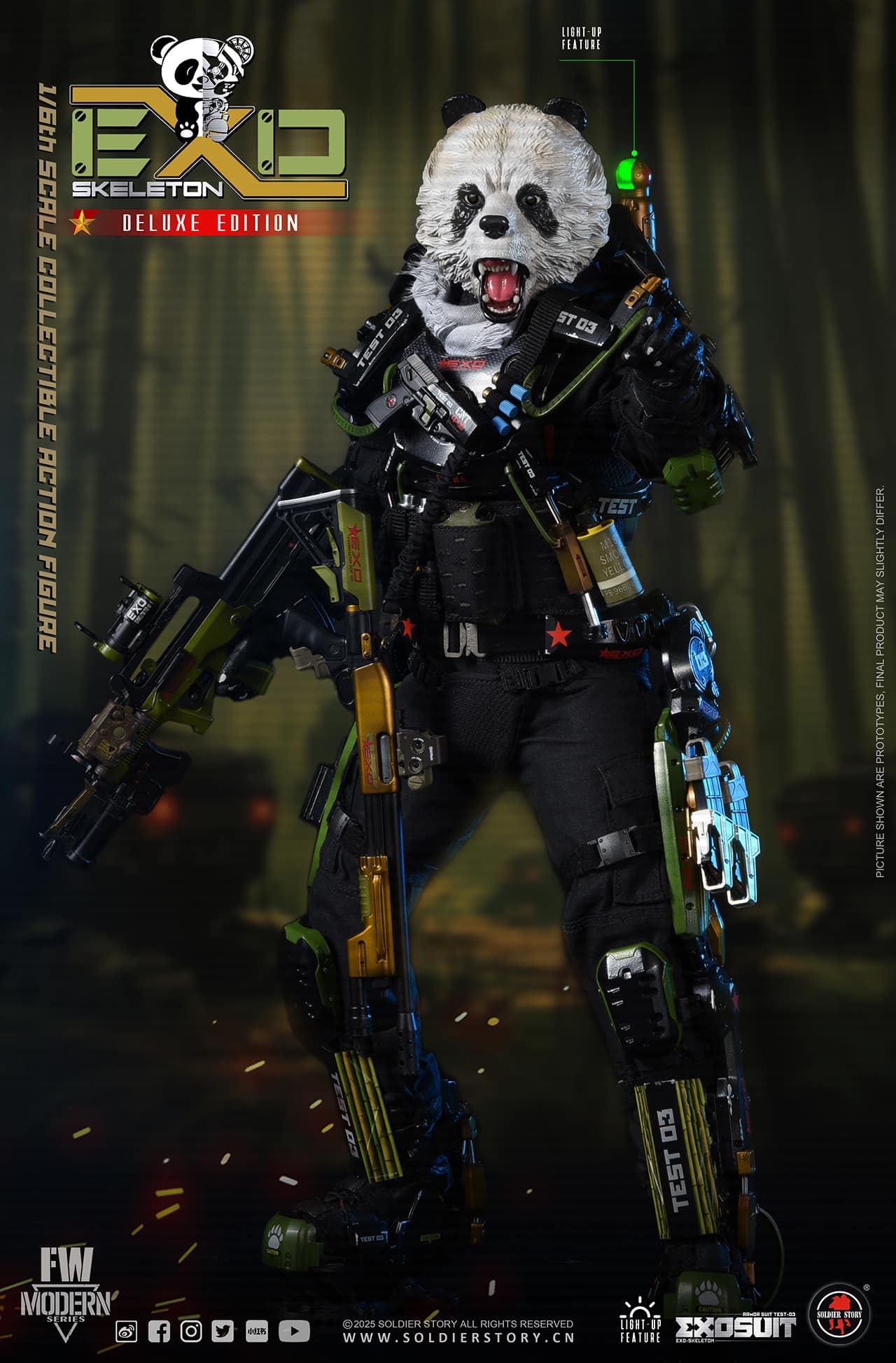 EXO-Skeleton Armor Suit Test-03 Panda Division Deluxe Version (SS142)