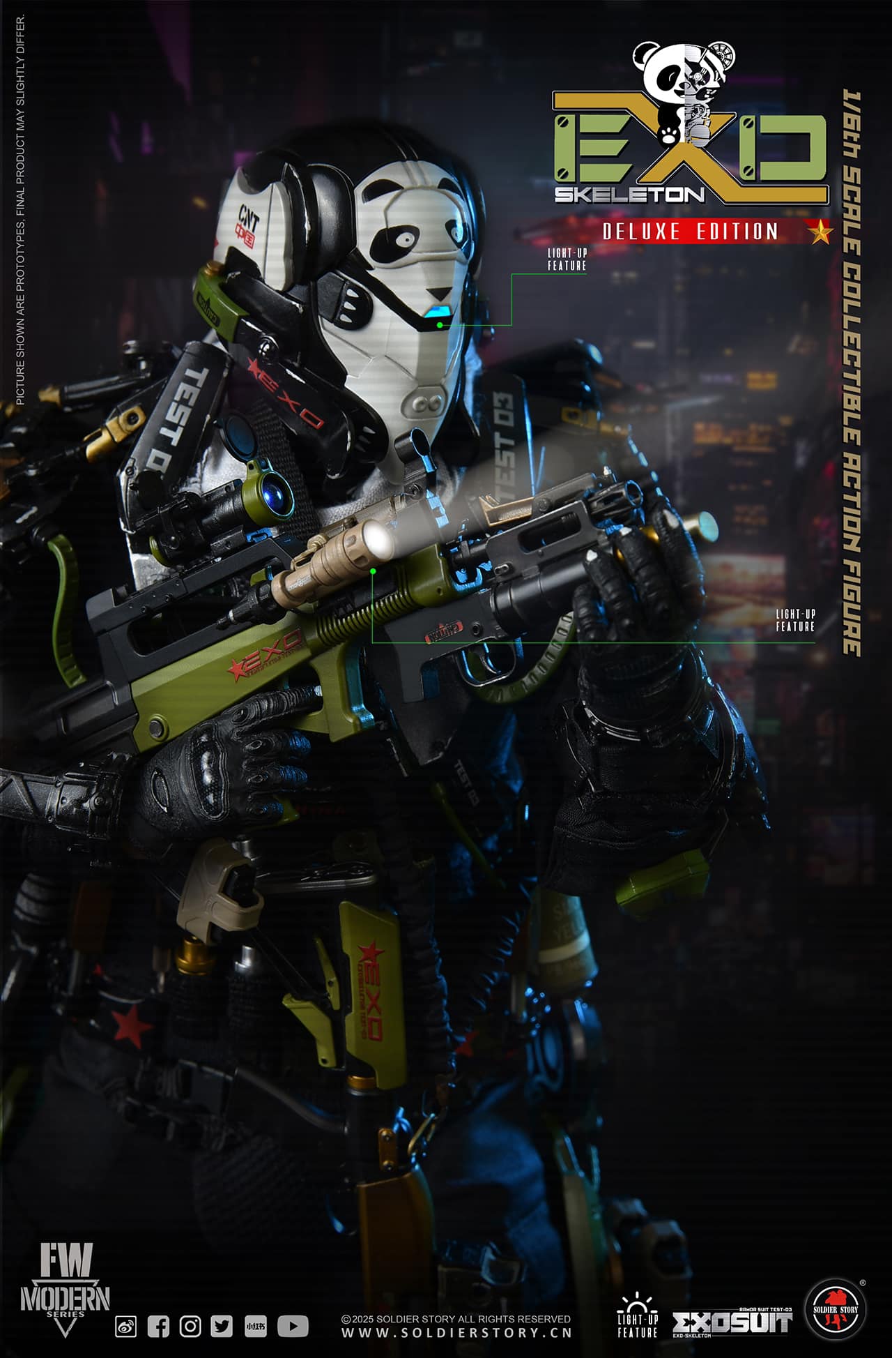 EXO-Skeleton Armor Suit Test-03 Panda Division Deluxe Version (SS142)