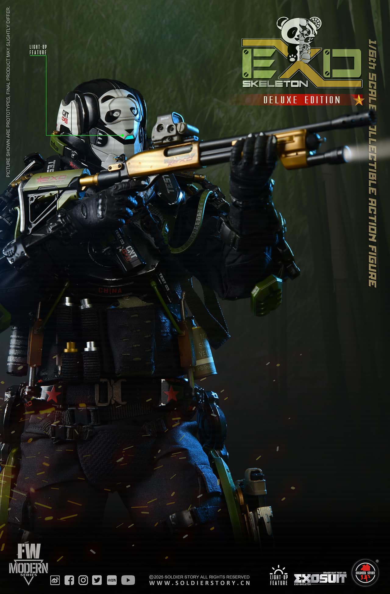 EXO-Skeleton Armor Suit Test-03 Panda Division Deluxe Version (SS142)