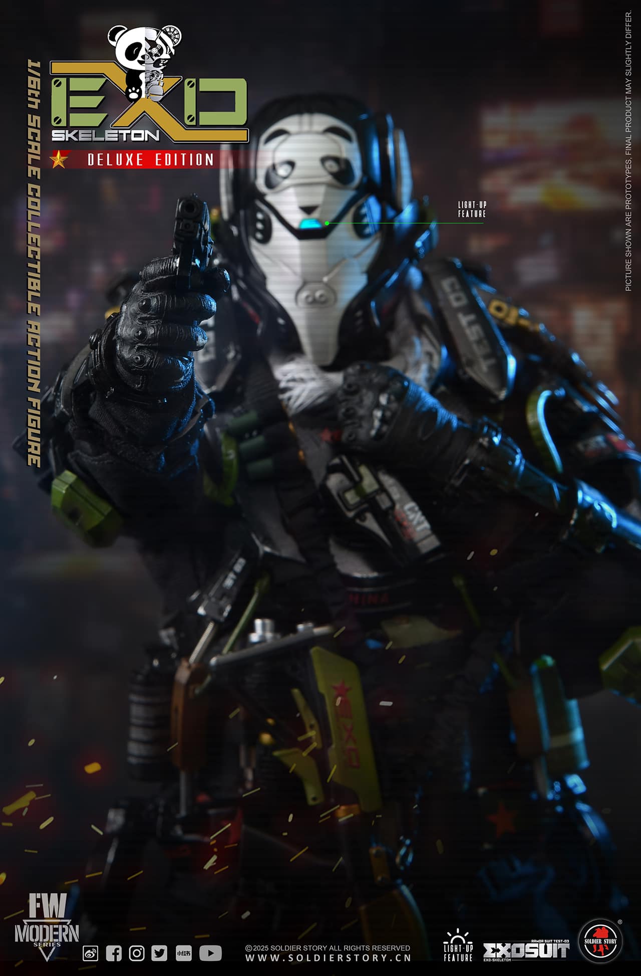 EXO-Skeleton Armor Suit Test-03 Panda Division Deluxe Version (SS142)