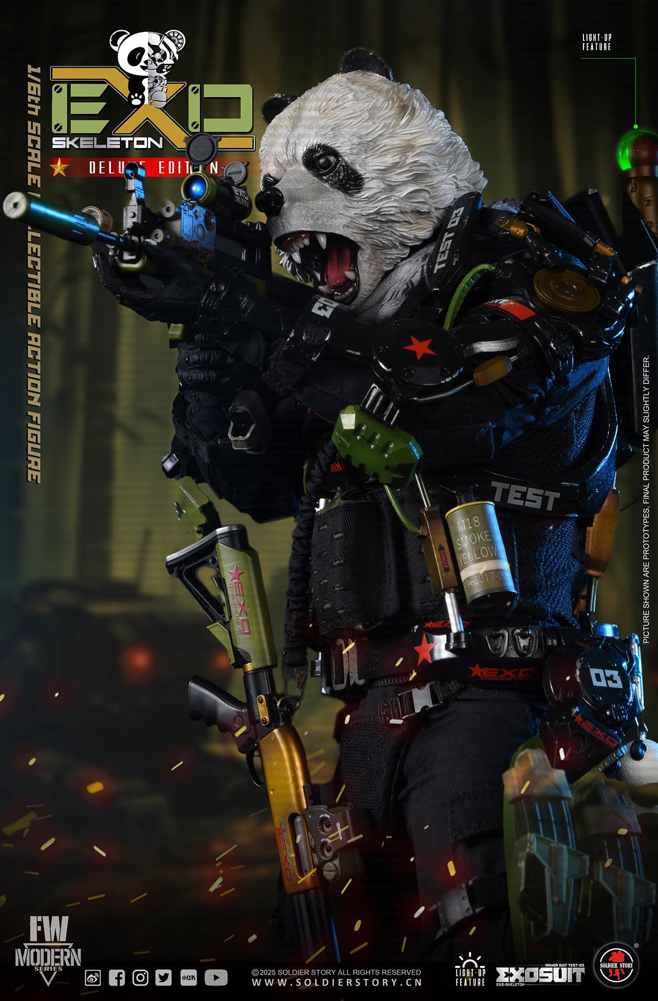 EXO-Skeleton Armor Suit Test-03 Panda Division Deluxe Version (SS142)