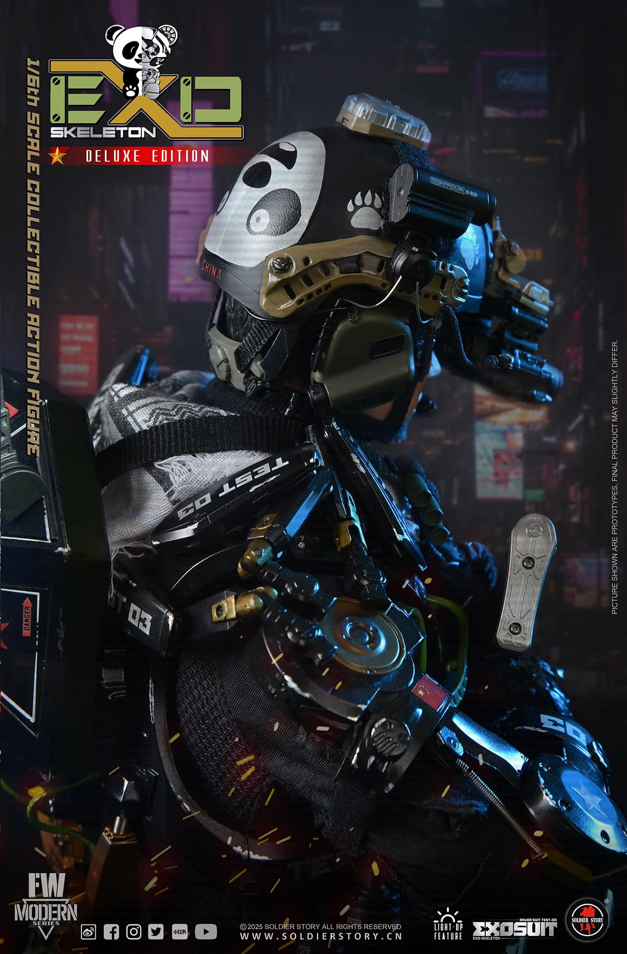 EXO-Skeleton Armor Suit Test-03 Panda Division Deluxe Version (SS142)