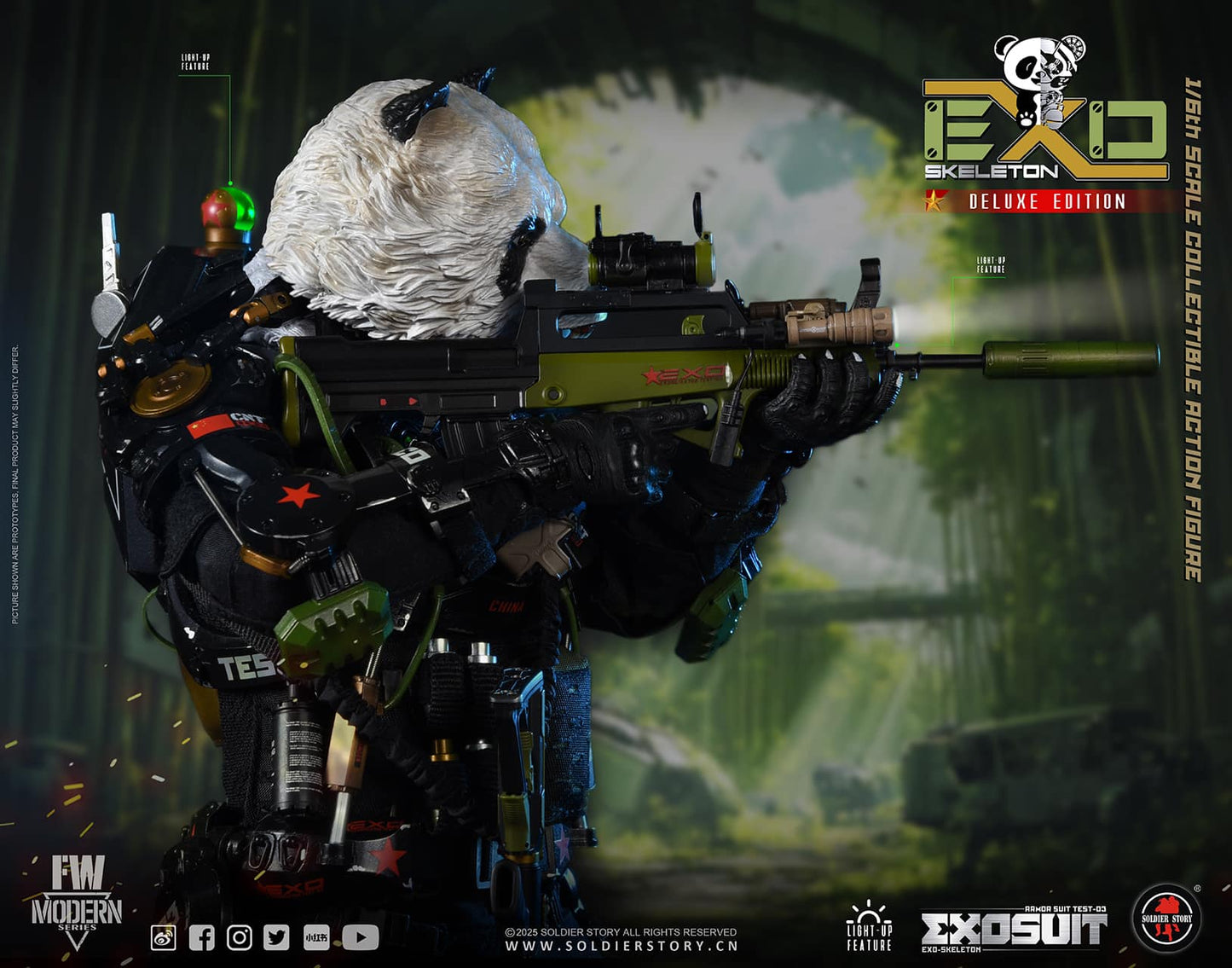 EXO-Skeleton Armor Suit Test-03 Panda Division Deluxe Version (SS142)