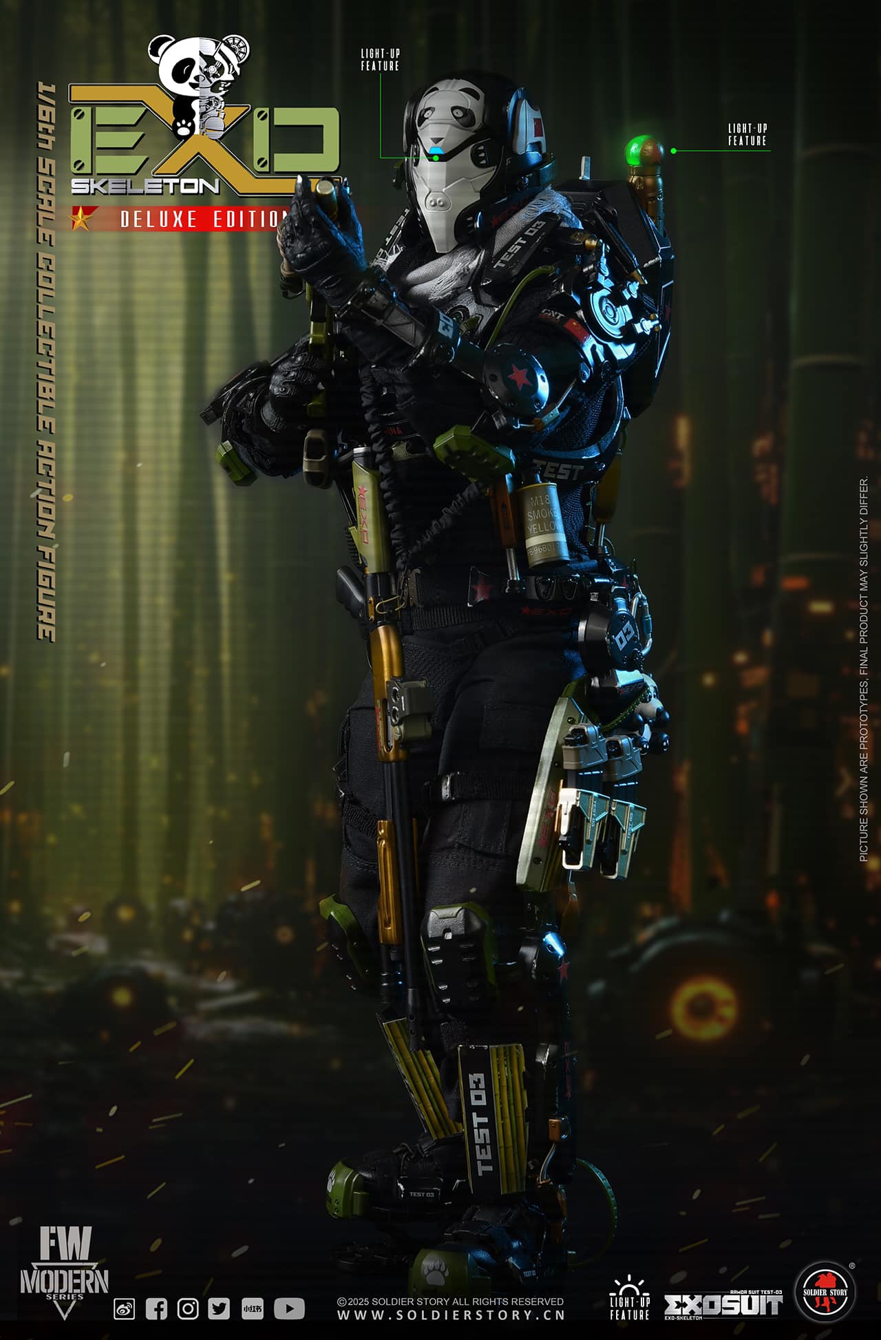 EXO-Skeleton Armor Suit Test-03 Panda Division Deluxe Version (SS142)