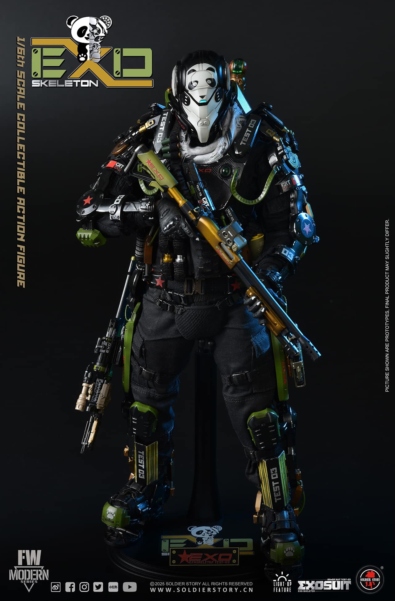 EXO-Skeleton Armor Suit Test-03 Panda Division (SS141)