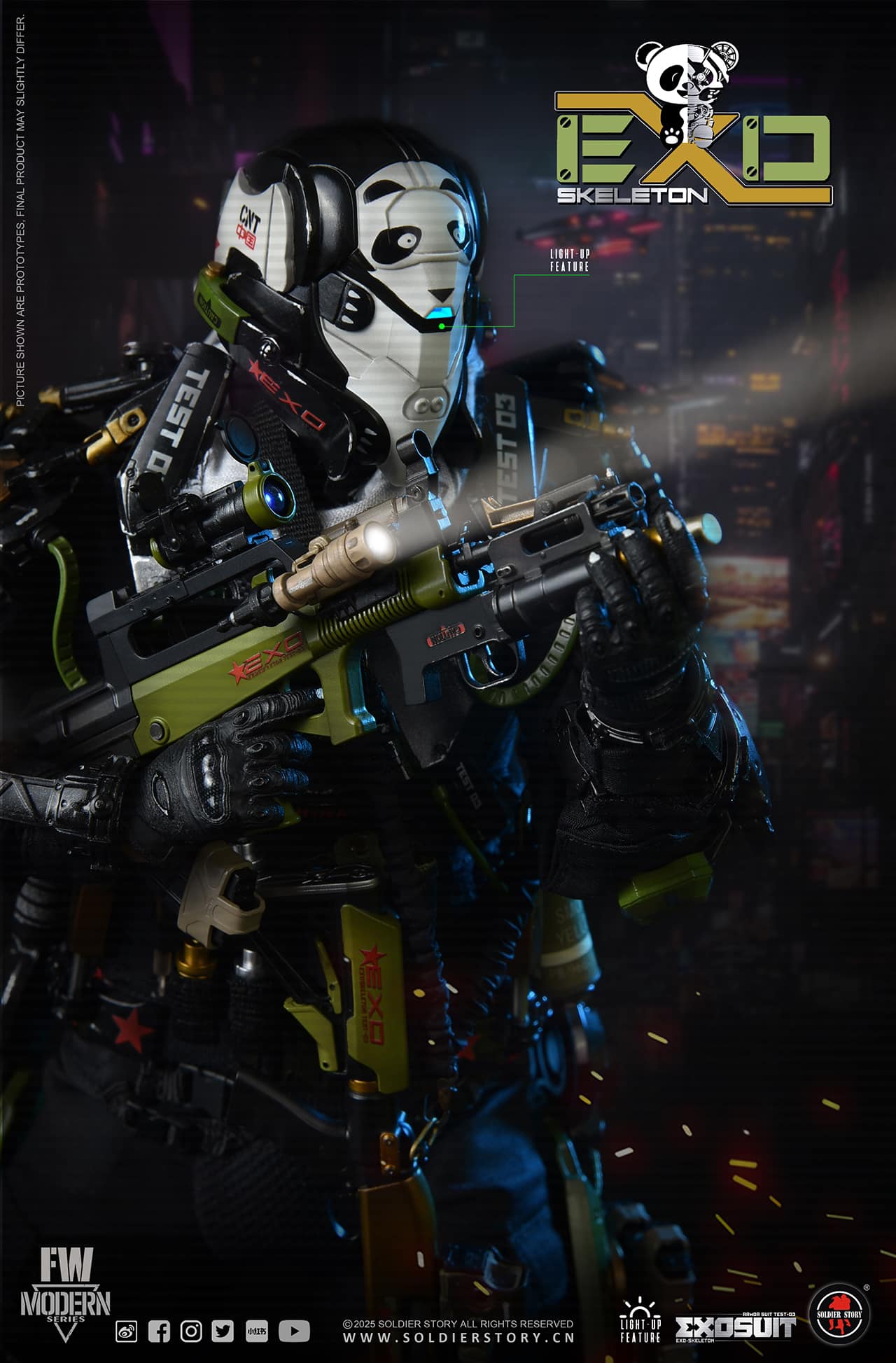 EXO-Skeleton Armor Suit Test-03 Panda Division (SS141)