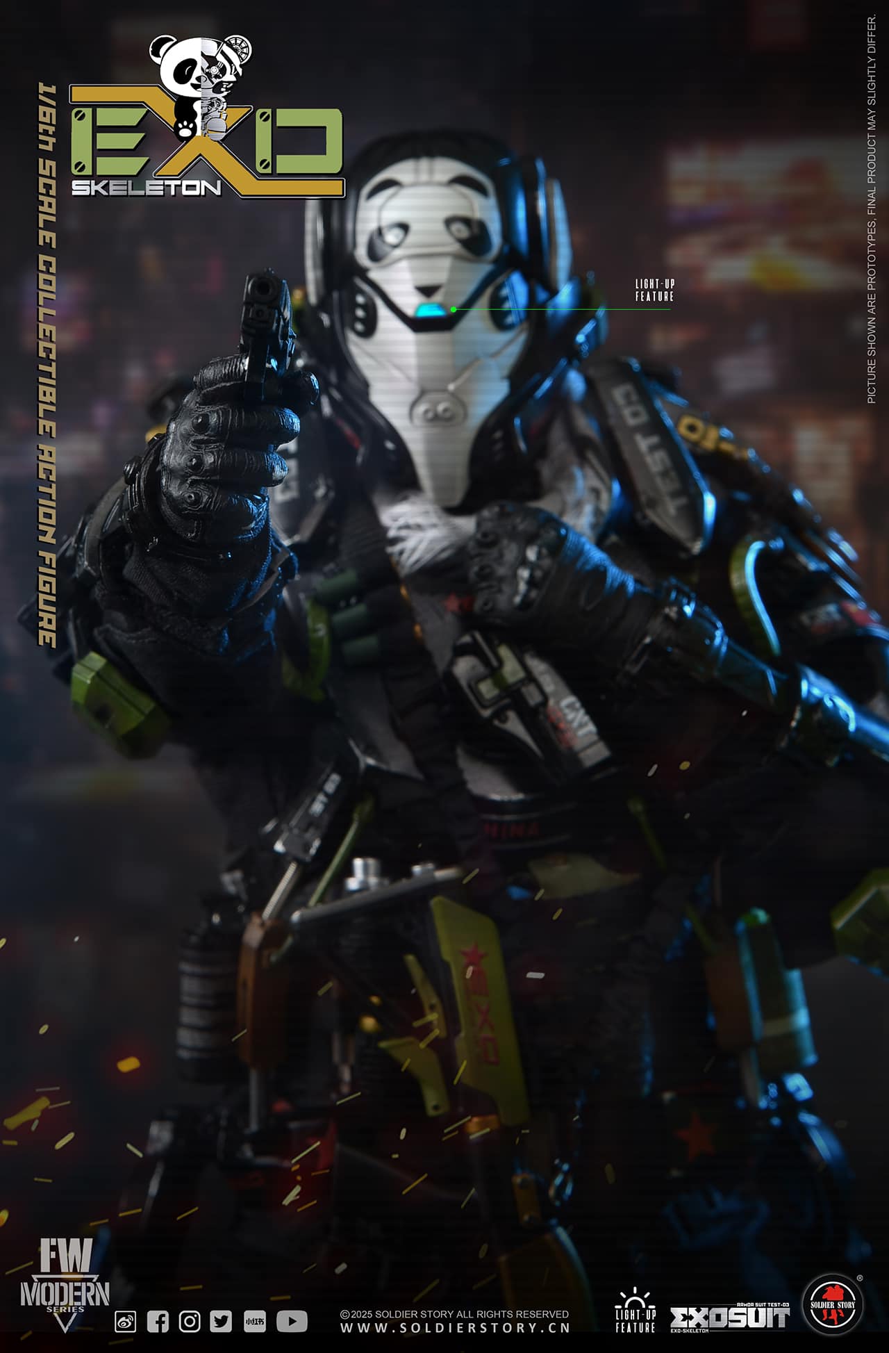 EXO-Skeleton Armor Suit Test-03 Panda Division (SS141)