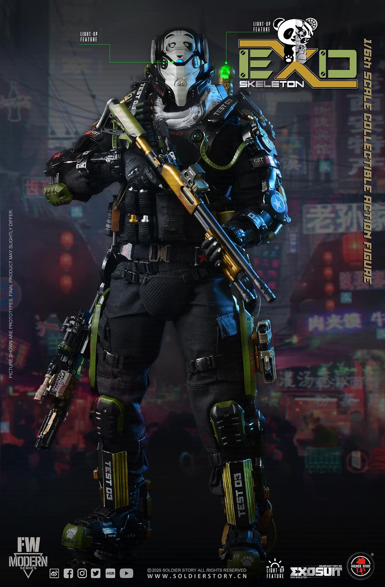 EXO-Skeleton Armor Suit Test-03 Panda Division (SS141)