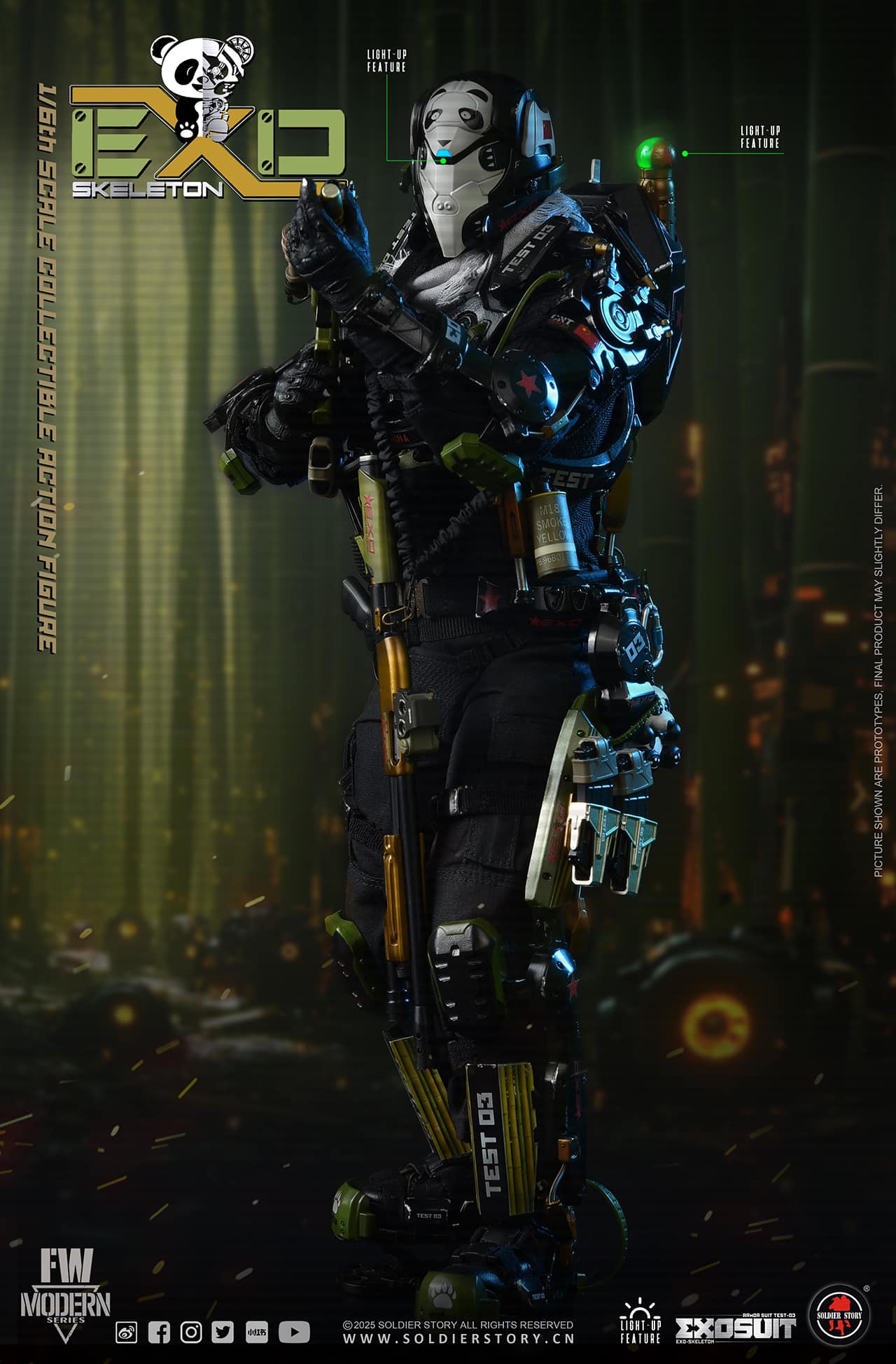 EXO-Skeleton Armor Suit Test-03 Panda Division (SS141)