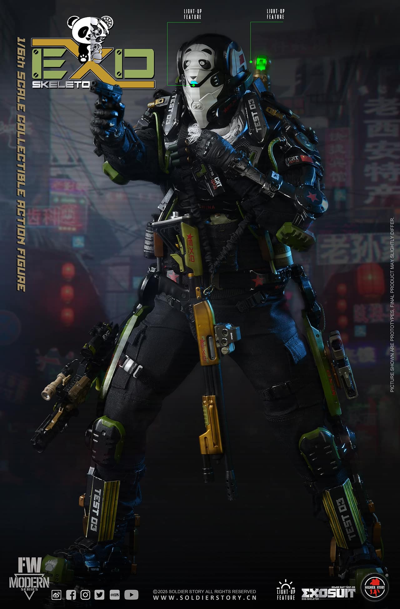 EXO-Skeleton Armor Suit Test-03 Panda Division (SS141)