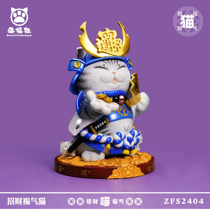 Lucky Fortune Cat Mini Version Blue