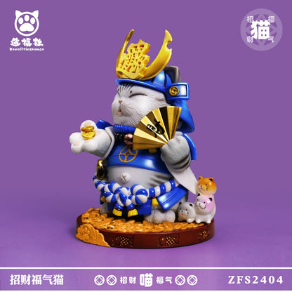 Lucky Fortune Cat Mini Version Blue