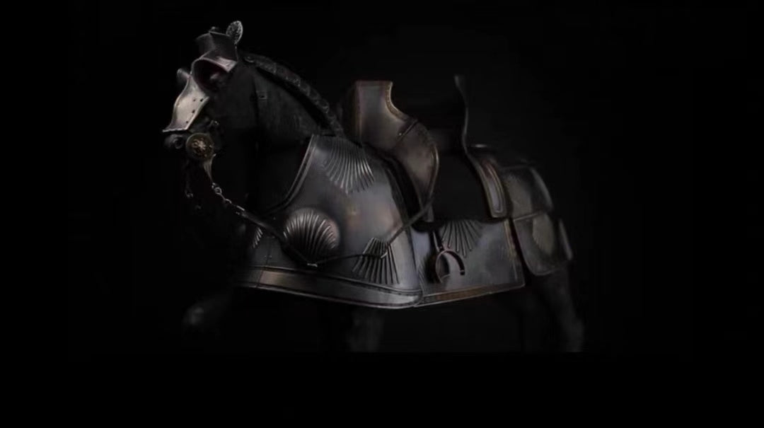 Warhorse with Brass Black Vest