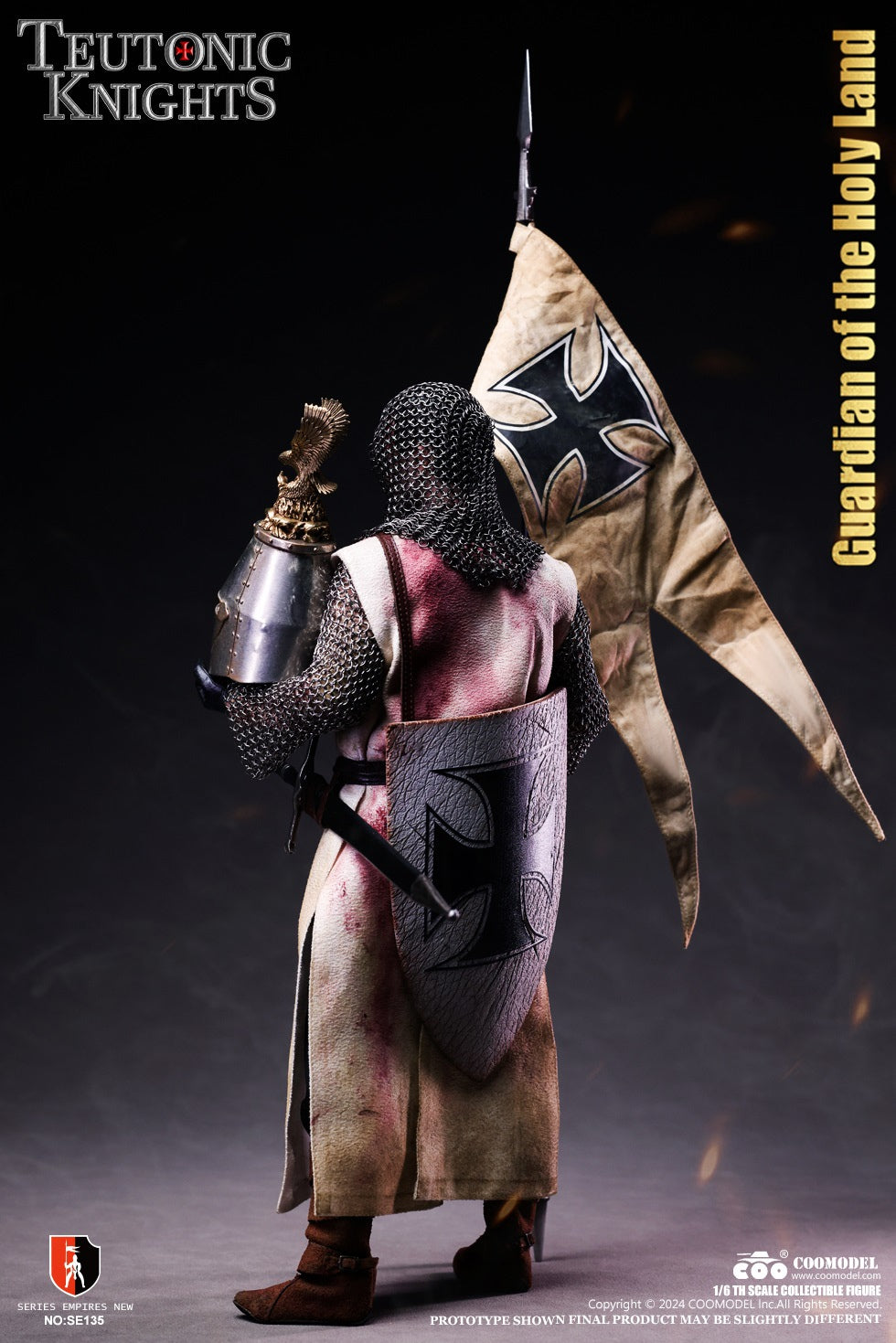 Teutonic Knights White Bronze Edition Holy Land Guard (SE135) by Coomodel