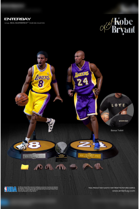 Custom 1:6 Scale Kobe Bryant Lakers Jersey TOYs fit Enterbay Collectibles