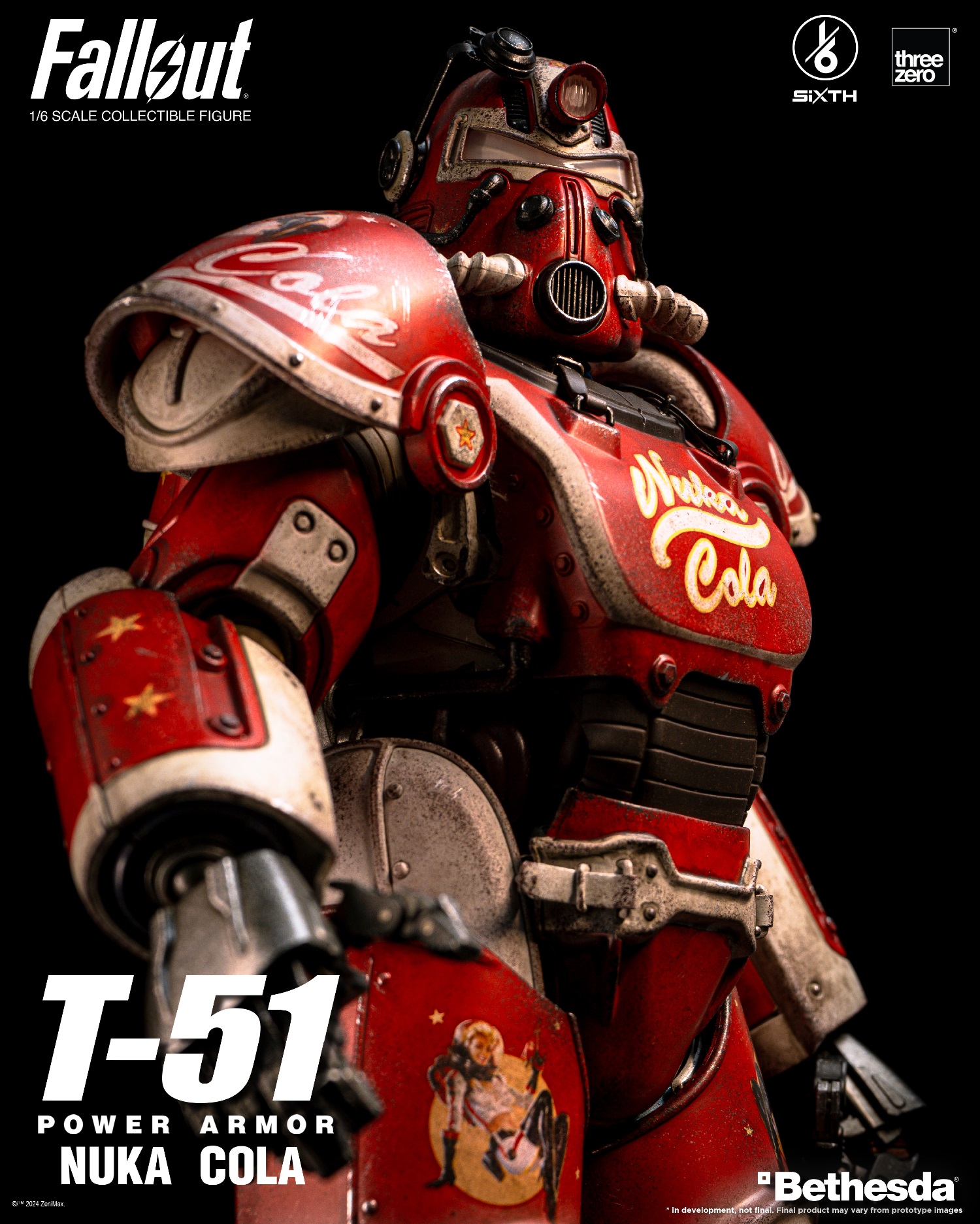 Threezero Fallout T‐51 Nuka Cola Power Armor 3z0773 T 51 Trzcollectibles Is A Premier Online