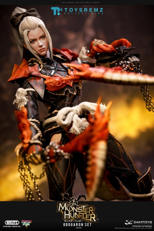 DAMTOYS x NAUTS 1/6 Monster Hunter Collectible Figure Odogaron Set (DMS041S) 