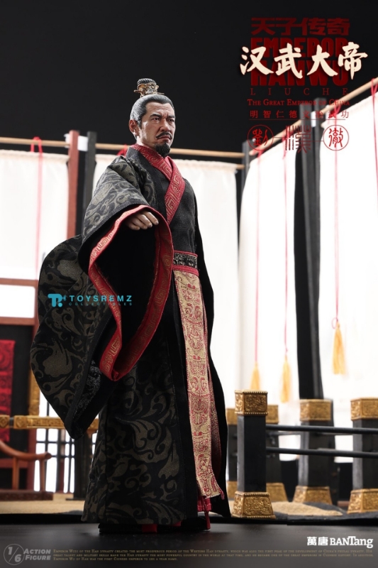 WanTang 1/6 Legend of the Emperor First Season, The Great Emperor of Han - Liu Che Imperial Room Edition (HT-TZ-01HanWu)