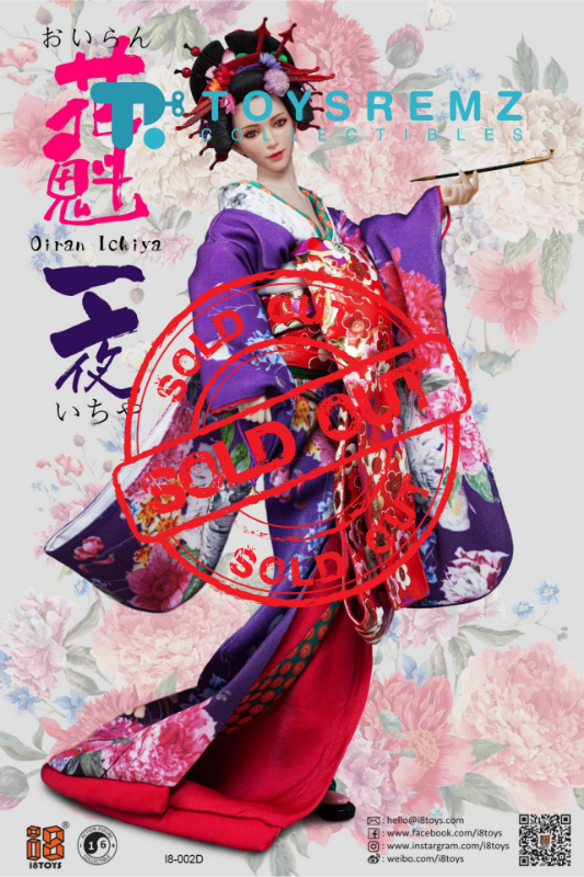 i8TOYS 1/6 Purple Long Furisode (i8-C002D)